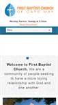 Mobile Screenshot of firstbaptistcourthouse.org