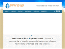 Tablet Screenshot of firstbaptistcourthouse.org